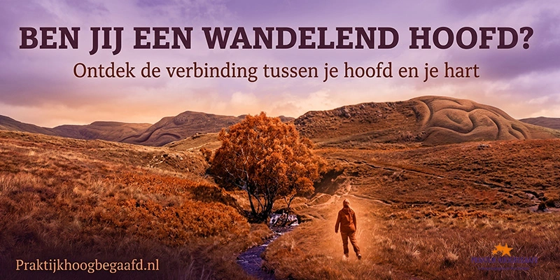 ben jij een wandelend hoofd