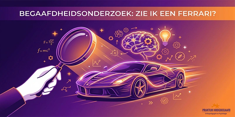 Begaafdheidsonderzoek: Zie ik een Ferrari?